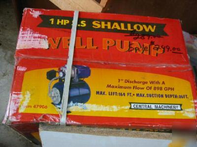 Stainless steel water pump and bladder tank 