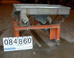 Used: witte screener stainless steel. single deck with