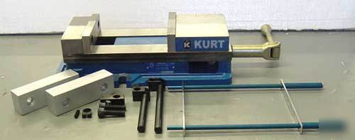 Kurt D675 vise, kurt alum soft jaws, workstop, keeper