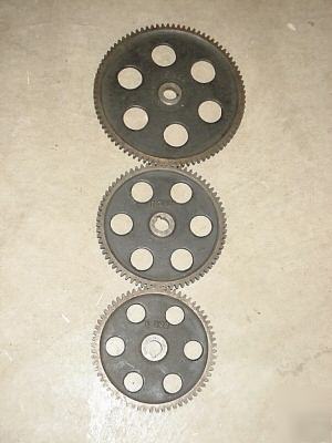 Machinery 3 gear set - lathe? milling? f-366 367 369 