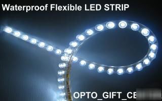 2PC white 48CM pvc neon light strip 48 led bulb 12V