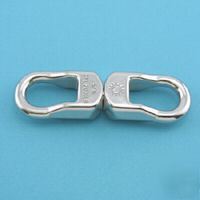 Heavy duty eye & eye swivel 316 stainless steel 1/4