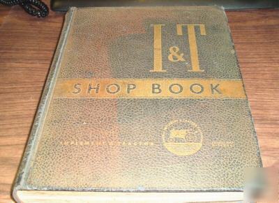 I & t tractor flatrates & tractor shop manual - 1948
