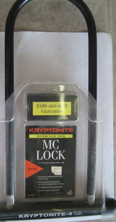Kryptonite motorcycle u lock -kry P01
