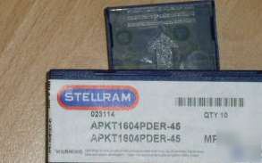 New 10 stellram inserts apkt 1604PDER-45