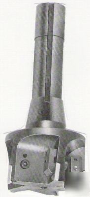 New - apt 2-3/4 dia r-8 shanks tpg indexable end mill