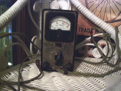 Radio marine vintage volt meter dial for boat motor 