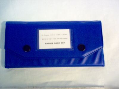 Shars no. 303-4201 25 pc. radius gage set