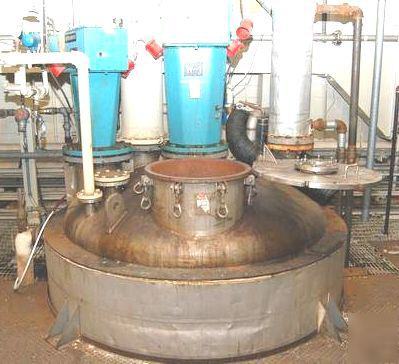 Used 1238 gallon stainless steel reactor