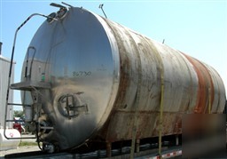 Used: cherry burrell cold wall tank, approximately 10,0