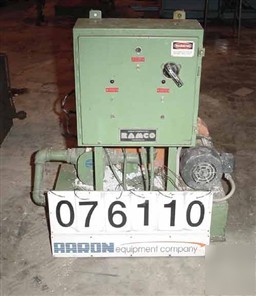 Used: roots vacuum loader, 3 hp motor. mounted on base