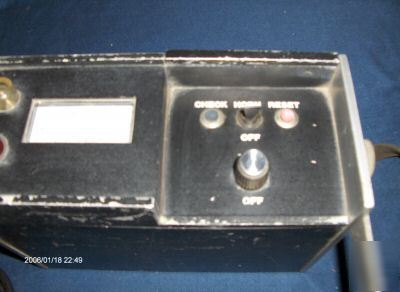 Vintage msa combustible gas alarm-us pat. 1965-mod. 100