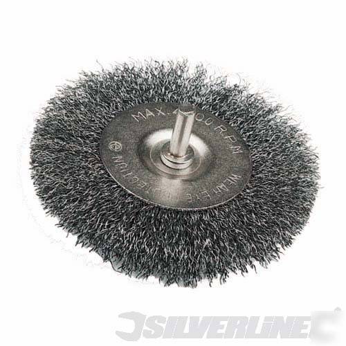 100MM drill bit wire wheel with arbor PB02