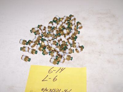 67 pcs swagelok brass connectors p/n: X68PL-y-6
