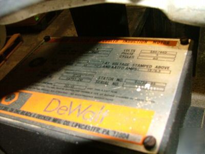Dewalt radial arm saw motor