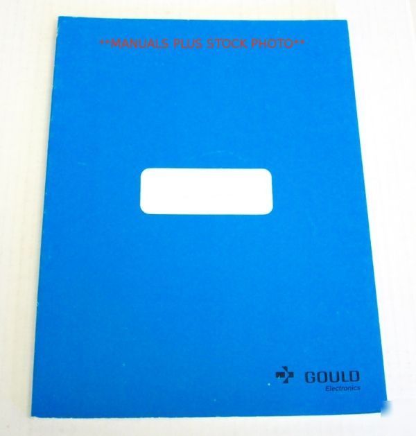 Gould 2800S op/service manual - $5 shipping 