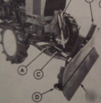 John deere 375, 365 dozer blades operator's manual