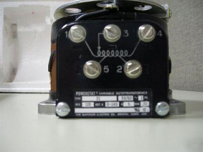 New powerstat transformer superior electric co.