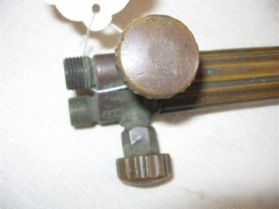 New purox welding torch head & handle w/ tip & seats