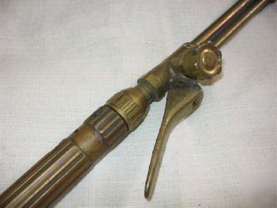 New purox welding torch head & handle w/ tip & seats