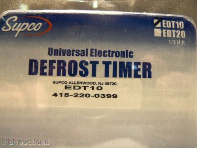 New supco EDT10 universal electronic defrost timer 
