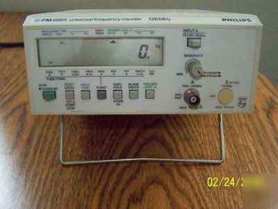 Philips PM6669 universal frequency counter 120MHZ