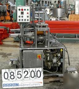Used: auto prod 8 station rotary cup filler, stainless