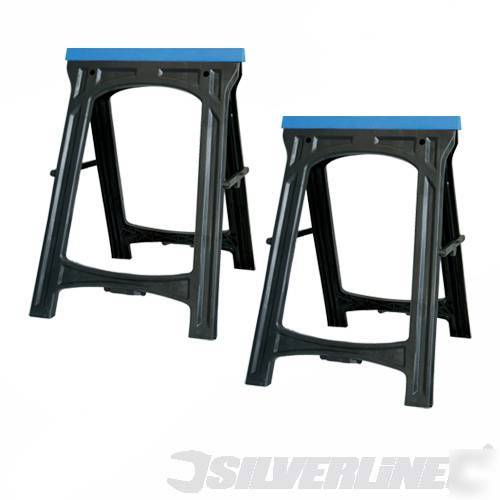 2PK carpenters saw horse stands 100KG 793813