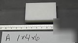Acetal delrin virgin white 1 X4 X6