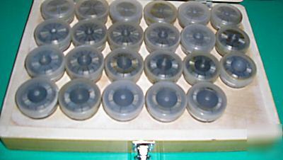 ER40 set of 23 collets in wooden box 3-26MM quality