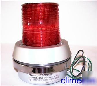 Edwards 51R-G5-20W 51RG520W 20W red beacon & horn 