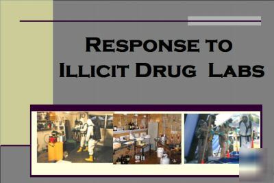 Firefighter hazmat illicit drug lab video training dvd 