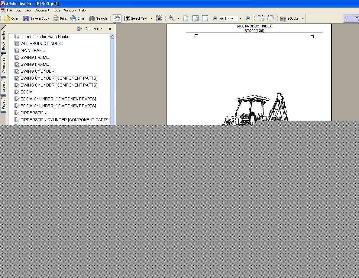 Kubota BT900 parts manual - we have other manuals