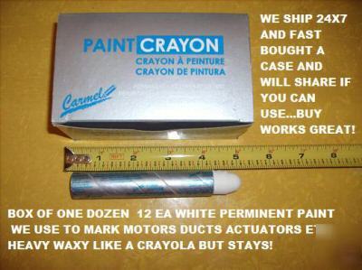 Permanent paint stick marker crayon white 11/07 great 