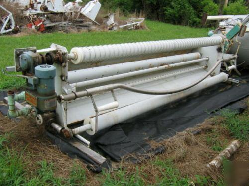 Used komline sanderson vacuum drum filter 8' dia (3833)