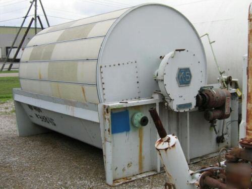 Used komline sanderson vacuum drum filter 8' dia (3833)