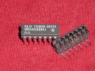 10 pcs. ti# SN54AS1000AJ, quad 2-input nand buffer/driv