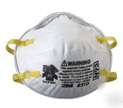 3M 8210 N95 respirators, 20/box