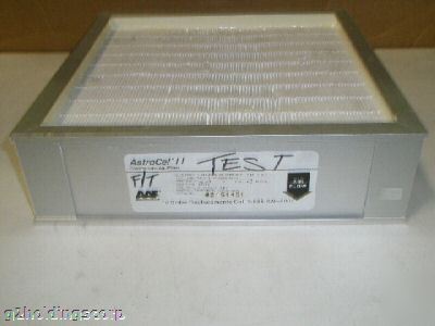 Astrocel cleanroom air filter