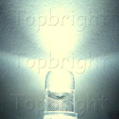 20 pc 0.5W 5-chips 5MM 60Â° high power white led 100KMCD