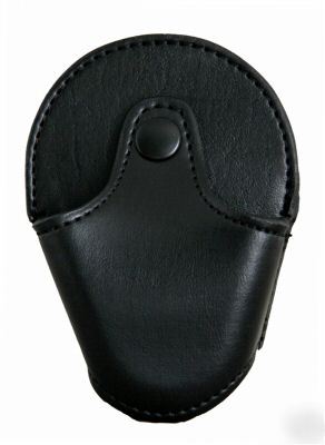 Asp duty belt open top plain handcuff case - fits asp
