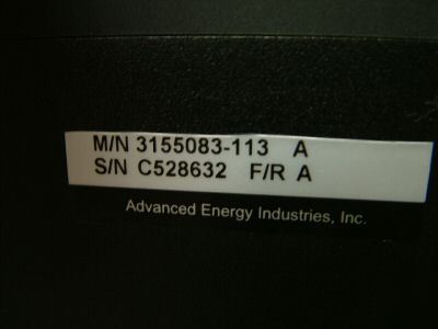 Ae hfv-8000 hfv 8000 rf generator 3155083-113 5KW