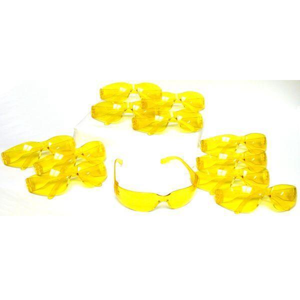Aviation & shooting safety glasses 12 amber