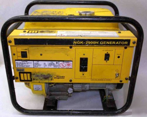 Ngk 2900 watt generator honda 5.5 engine