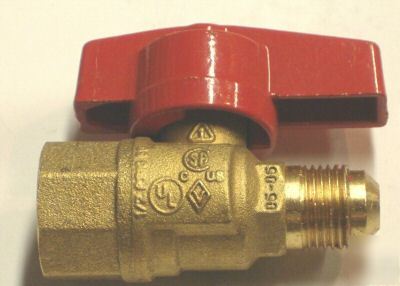 #VA34 - brass gas ball valve 1/2