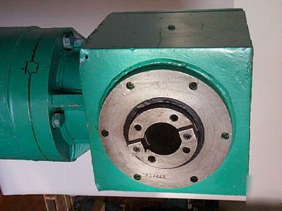 Vertical milling attachment, horizontal boring mill