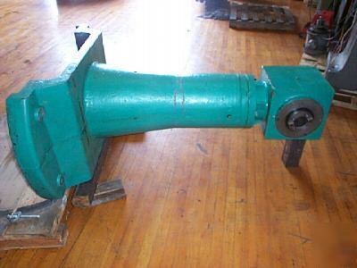 Vertical milling attachment, horizontal boring mill