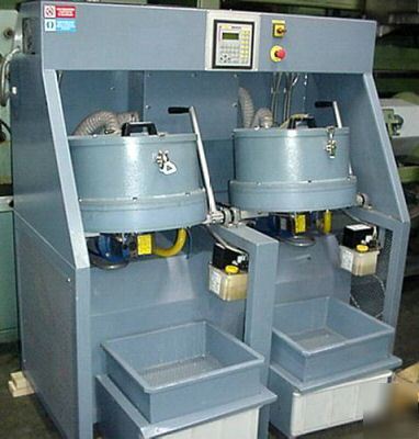 Centrifugal disc tumbler polisher 2-barrel -small parts