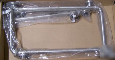 Bobrick stainless handi cap barsb-6861.99 &b-6806.99X24