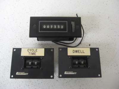 Counters eagle signal/incinnati electrosystems lot of 3